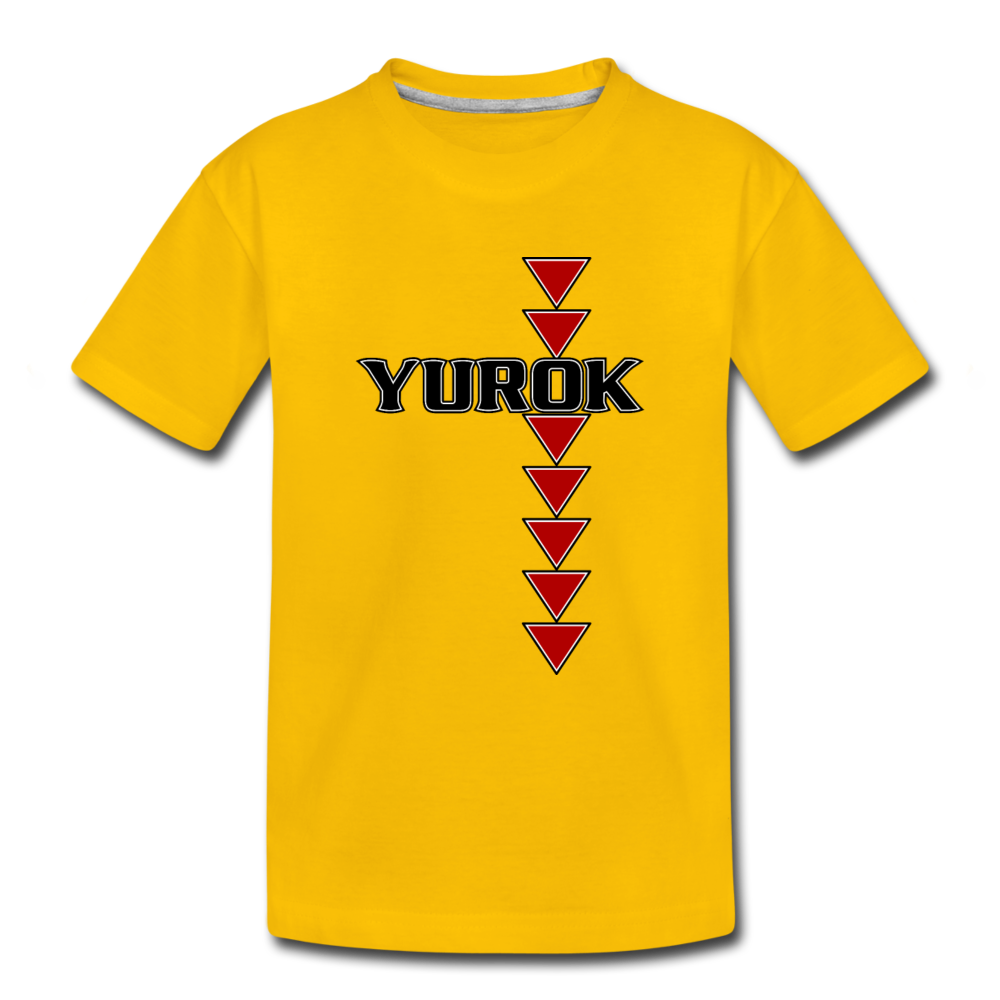 Yurok Sturgeon Back Kids' Premium T-Shirt - sun yellow