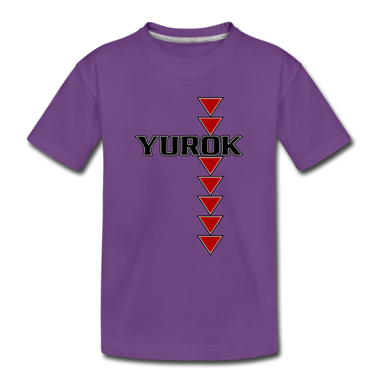 Yurok Sturgeon Back Kids' Premium T-Shirt - purple