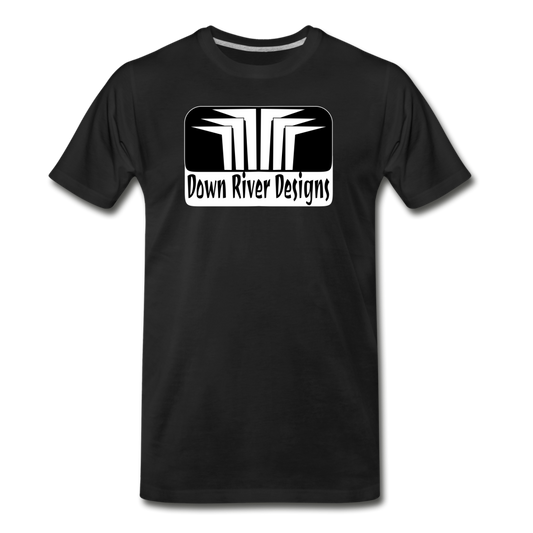 Down River Designs Men's Premium T-Shirt - black