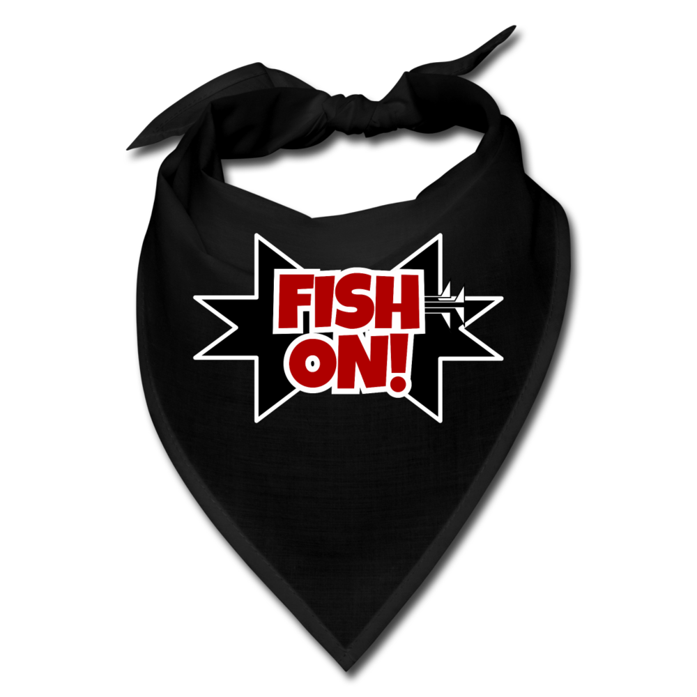 FISH ON! Bandana - black