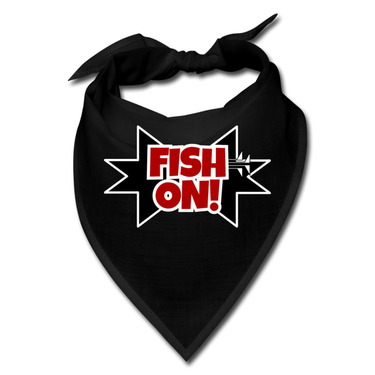 FISH ON! Bandana - black