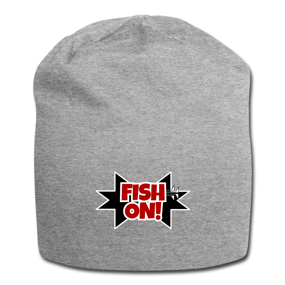 FISH ON! Jersey Beanie - heather gray