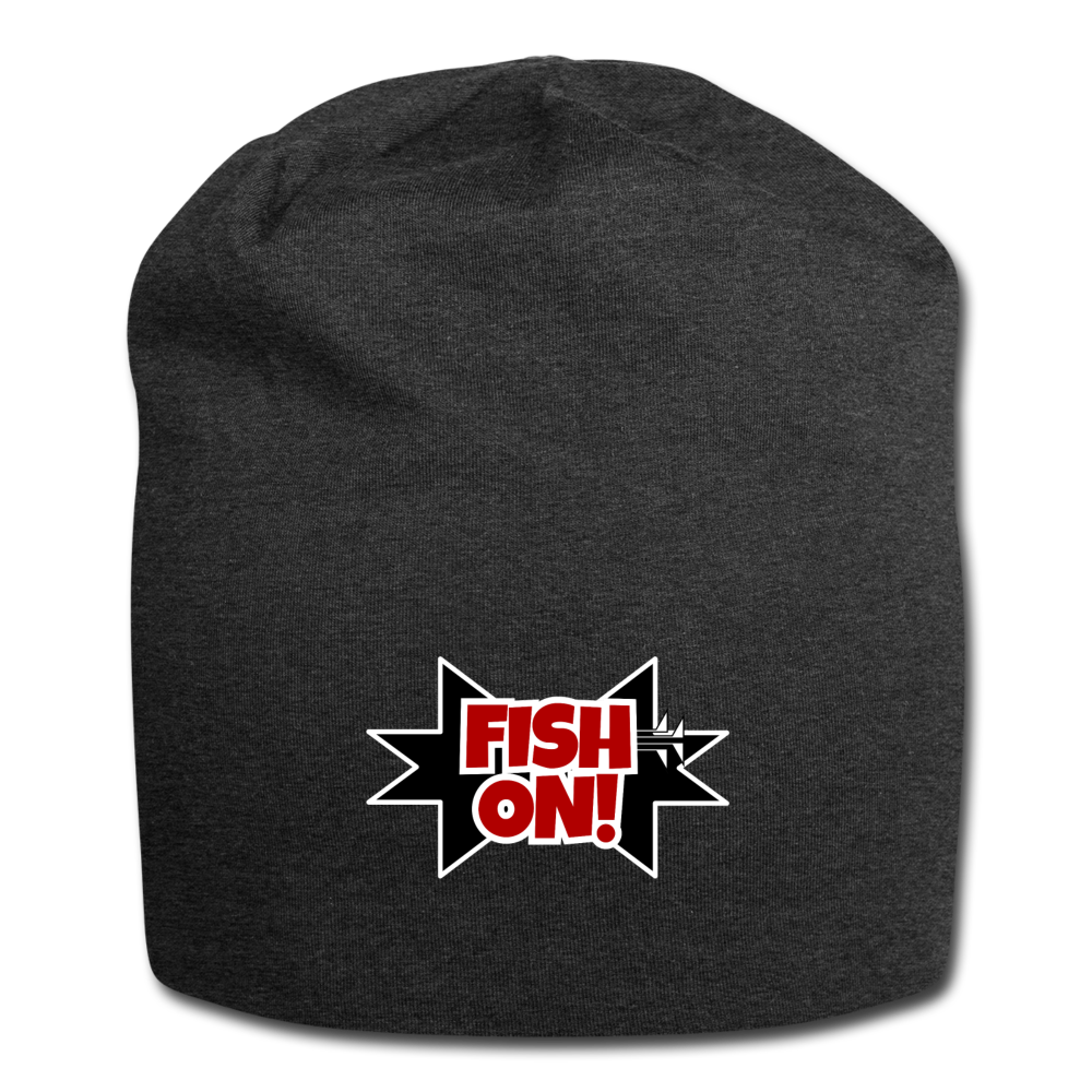 FISH ON! Jersey Beanie - charcoal grey