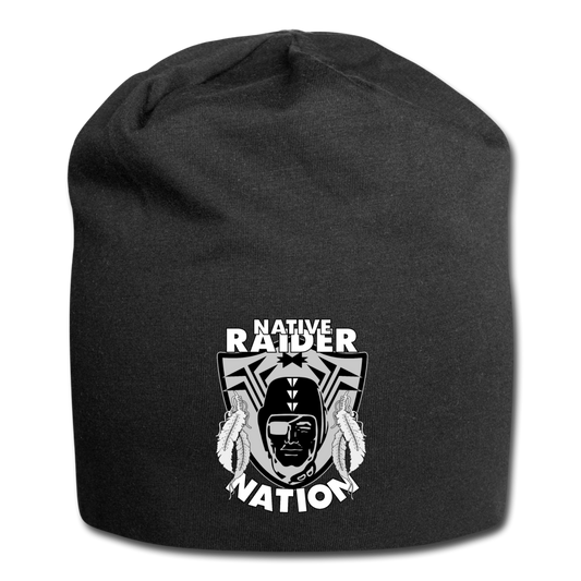 Native Raider Jersey Beanie - black