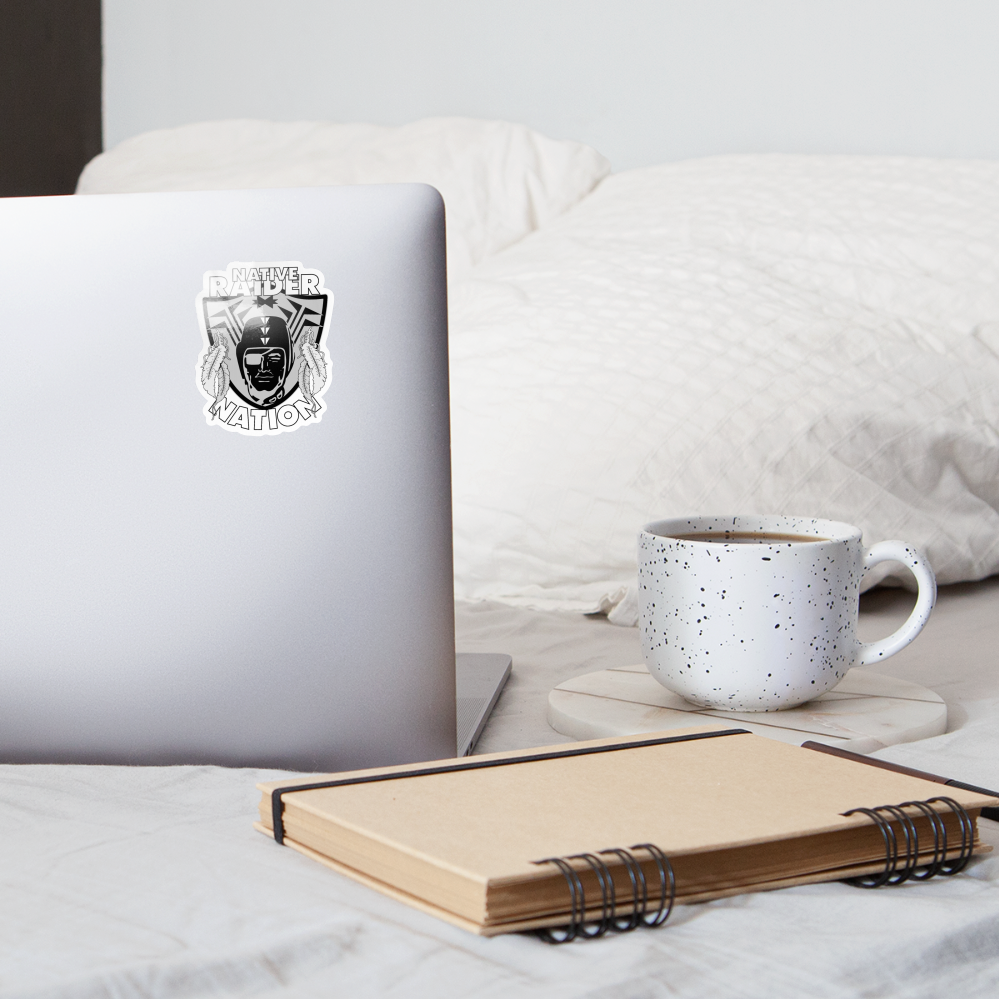 Native Raider Sticker - white glossy